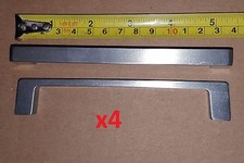 4 pc Cabinet Door/Drawer Handles/Pull Aluminum 5" NEW Kitchen 8419-28B Lot DIY
