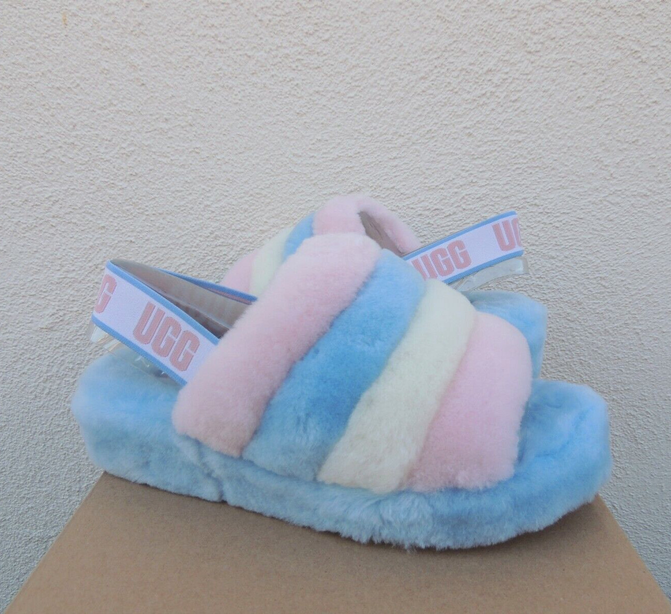 Ugg Fluff Yeah Slide Ugg Slippers Pride Pink Ugg Sandals Pride UGG