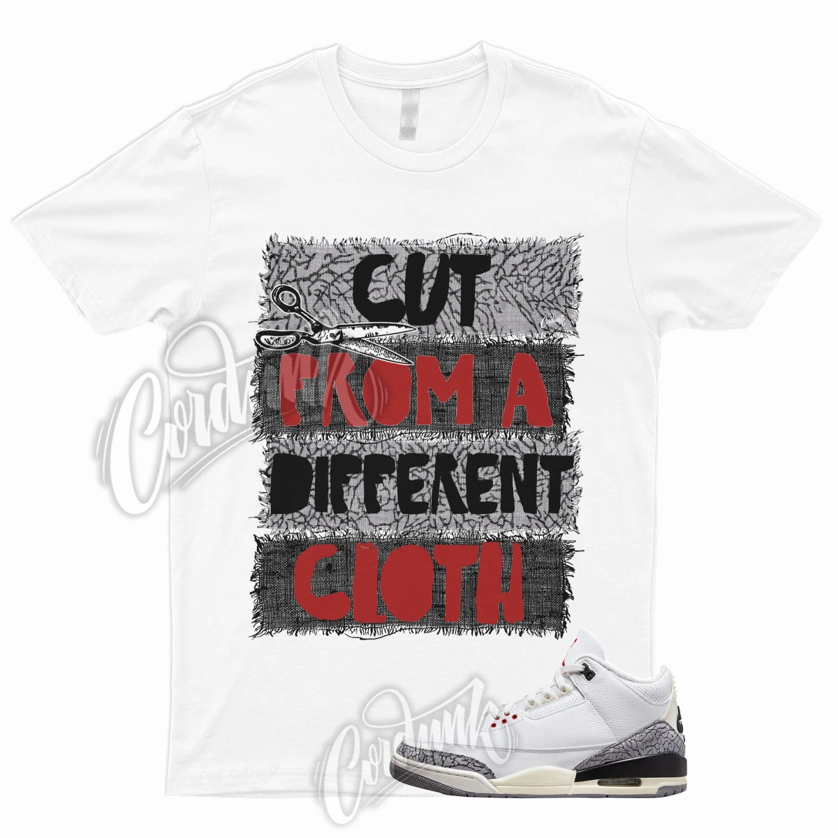 White cement 2024 4 t shirt