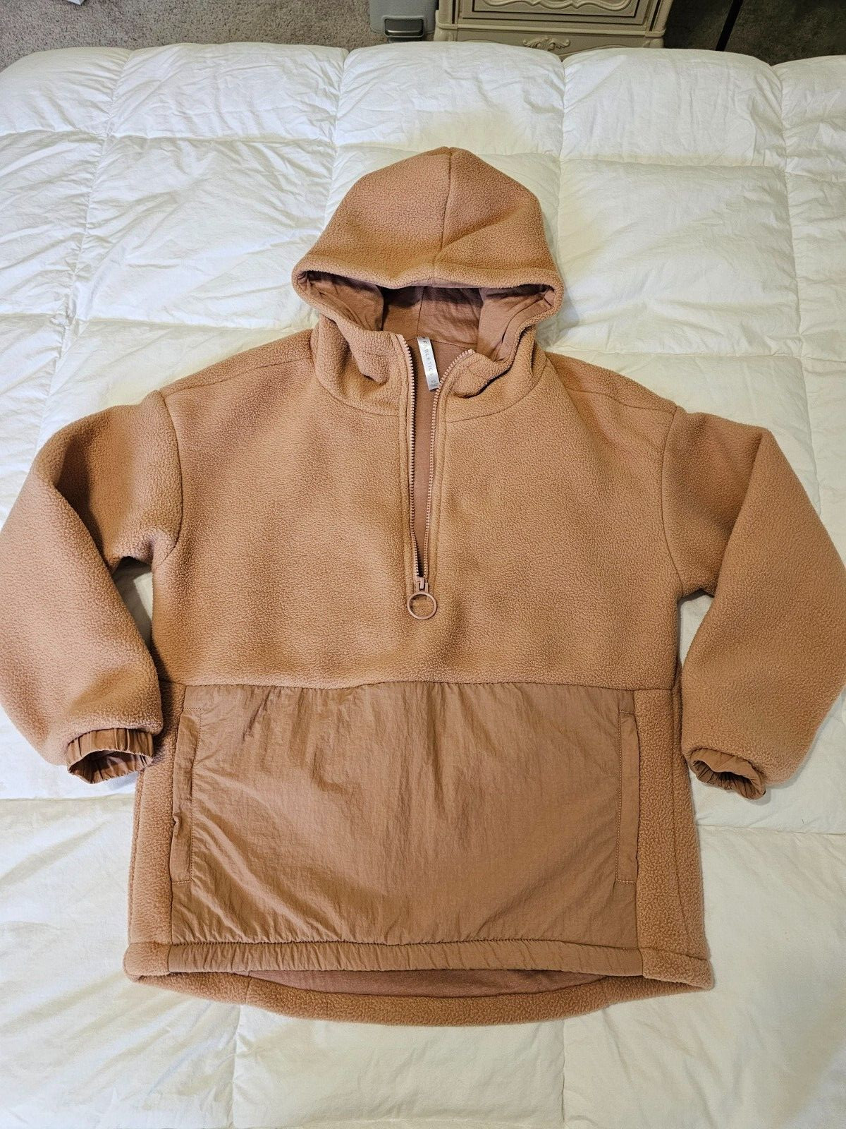 Fabletics Lotta Half Zip Sherpa Pullover Sweatshi… - image 1