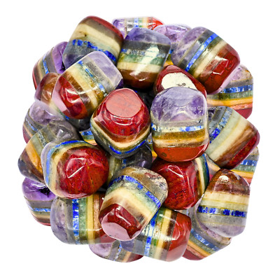 7 Chakra Crystal Tumbled Stones Polished Rocks