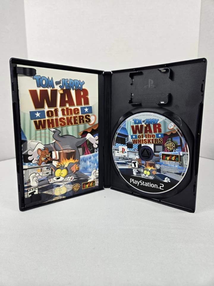 Tom and Jerry: War of the Whiskers (Sony PlayStation 2, PS2, 2002) Tested. CIB  - Image 4 of 4