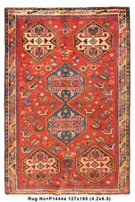 4x6' Semi-Antique Perrsian Tribal Rug # P1444