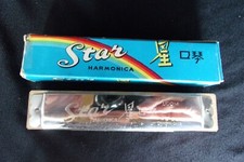Star Harmonica Vintage in Box UC014
