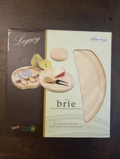 The Legacy Collection: Brie cutting board & cheese tools with 'S'. New in box.