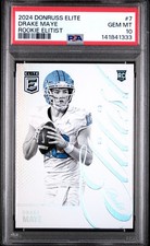 2024 PANINI DONRUSS ELITE RC ELITIST #7 DRAKE MAYE ROOKIE RC PSA 10