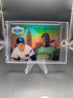1993 Upper Deck Then & Now #TN17 Mickey Mantle Yankees HOF
