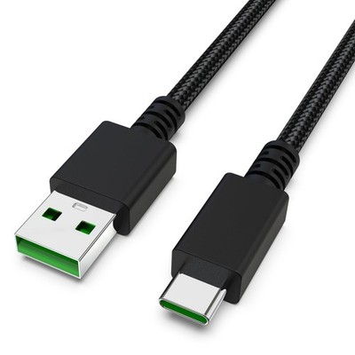 Arzweyk USB Data Charging Cable Cord Compatible with Razer Wolverine V2 Black 