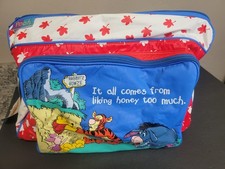 Vintage Disney Diaper Bag Winnie the Pooh Primary Colors Baby Bag Dolly