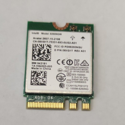 Dell Optiplex 7440 AIO Intel 8260NGW M.2 Wifi + Bt Modul 08XG1T Wireless