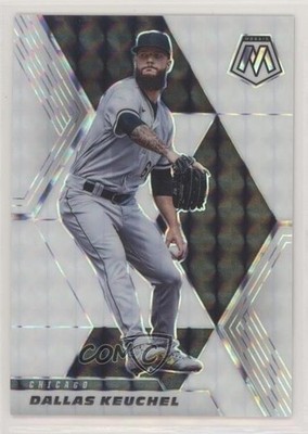 2021 Panini Mosaic White Mosaic Prizm 14/25 Dallas Keuchel #121 2l4