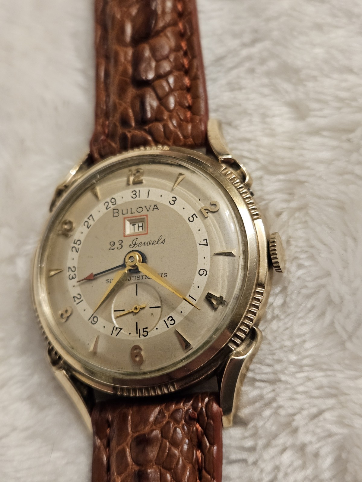 REFURBISHED Bulova Date Pointer 1955 Automatic Ex… - image 4