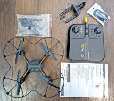 Sharper Image DX-5 Streaming Drone with Auto Pilot System / Tested / Never Used