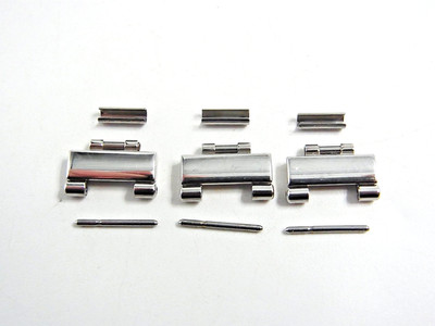 Omega Constellation Polish 12mm Genuine Link Watch Band Bracelet Parts 3pcs set