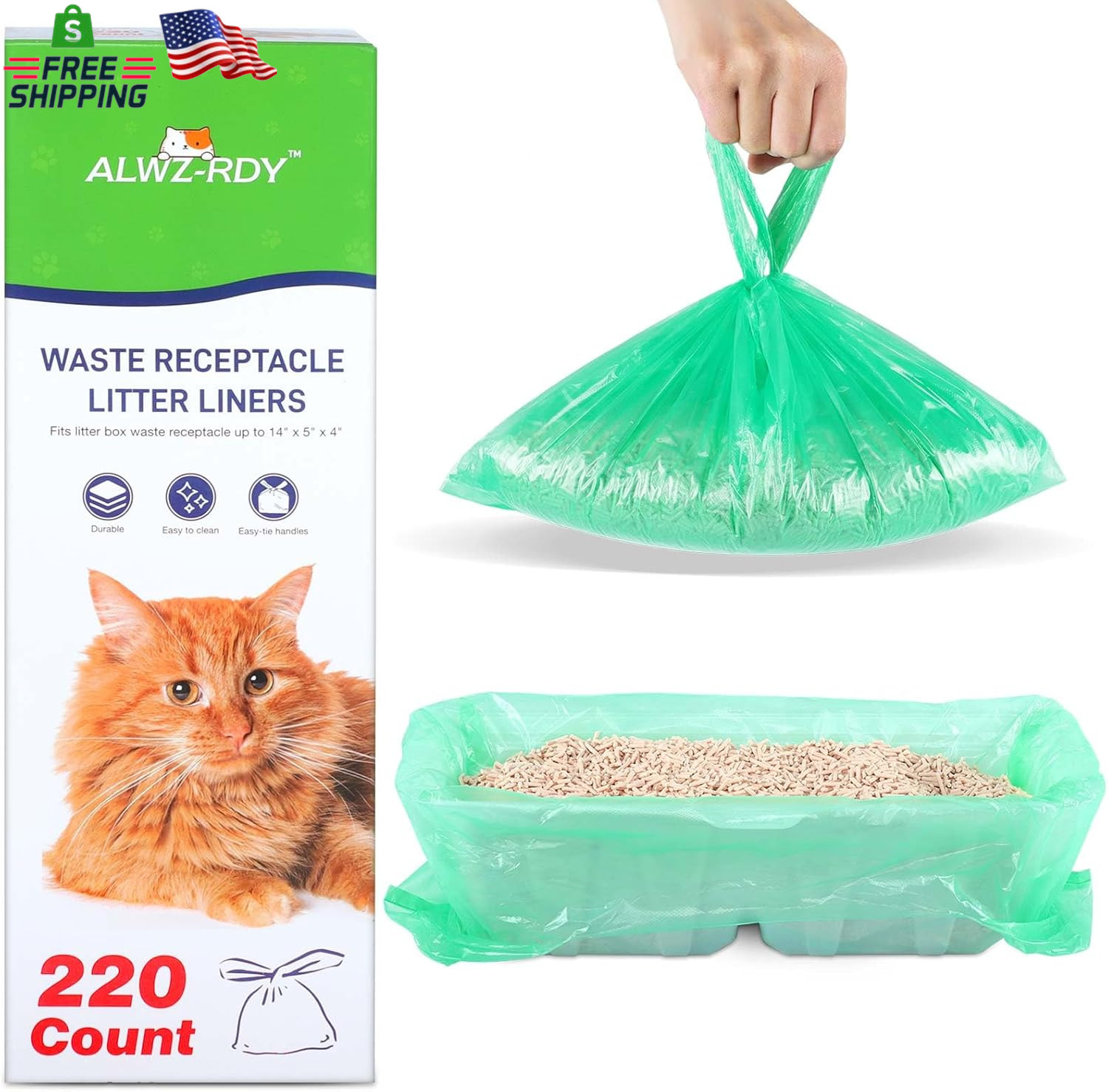 Liner Bags Compatible With Littermaid/nature's Miracle Waste