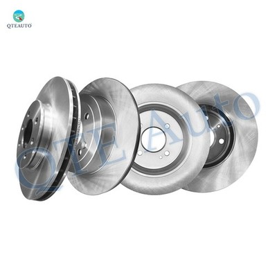 Set of 4 Front 255.8mm-Rear 262mm Brake Disc Rotors For 2012-2017 Hyundai Accent