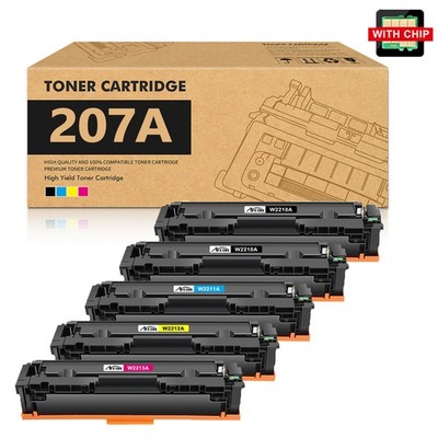 Toner für HP 207A 207X Color LaserJet Pro M 255dw 255nw MFP M282nw 283cdw 283fdn