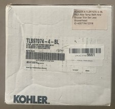 KOHLER TLS97074-4-BL Pitch Tub  Shower Trim in Matte Black Less Valve and Head