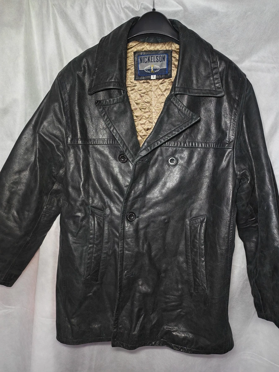 ジャケット・アウター nickelson genuine leather jacket Nickelson Leather Outer Shell Coats, Jackets & Waistcoats for Men