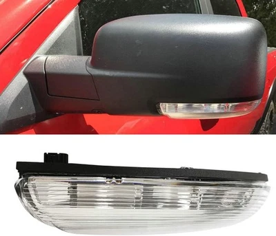 FITFOYO Front Mirror Turn Signal Puddle Light for Dodge Ram 1500 Left (Driver) Side