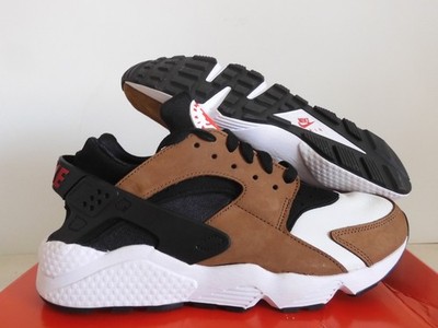 Nike Air Huarache Le Limited Edition Black-Bison Brown-Wht Sz 10.5 [DH8143-001]
