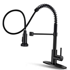 Black Kitchen Faucet with Pull Down Sprayer 1 Black Pull Out Kitchen Faucet