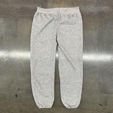 Vintage Men s Heather Gray Sweatpants Gusset USA Made Large Drawstring Athletic