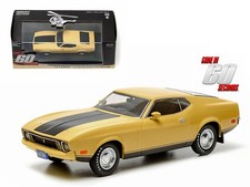 Greenlight 86412 1/43 1973 Ford Mustang Mach 1 Yellow "Eleanor" "Gone