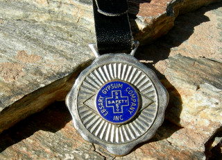 1920 GARBUTT NEW YORK (WHEATLAND MONROE CO) RARE "EBSARY GYPSUM CO" MINING FOB