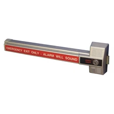 DETEX ECL-230X W-CYL Rim Exit Device with Alarm,Non-Handed 44ZU97