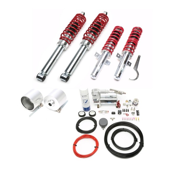 TA Technix Gewindefahrwerk Fahrwerk Inkl. Lift Kit - Ford Fiesta GFJ 1989-1993-image