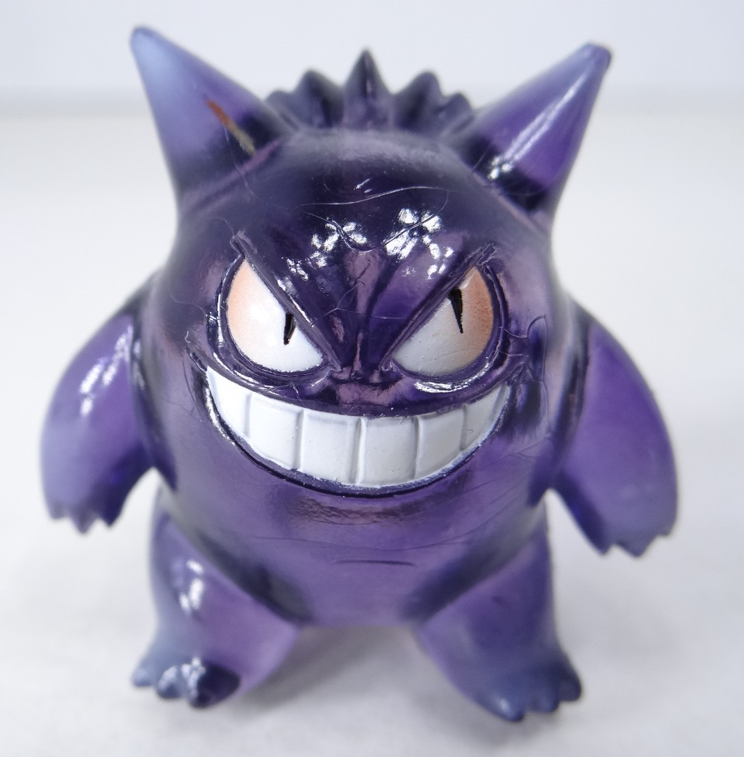 Pokemon Vintage Tomy Clear Purple Gengar 2