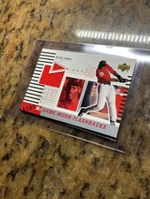MICHAEL JORDAN 2002 Upper Deck MJ GAME WORN non auto Flashbacks Jersey Patch SSP