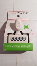 Martha Stewart Lattice Edge Punch Around The Page Paper Crafts NEW
