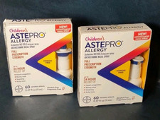 LOT of 2 Children's Astepro Allergy Antihistamine Nasal Spray 120 Ct EXPIRED