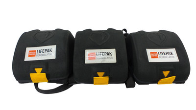 Lot of 3 Physio-Control LifePak CR Plus AED Defibrillator - Free Shipping