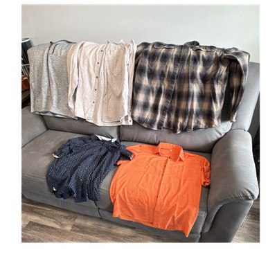 Carhartt Old Navy IZOD Campia Moda Men's Clothing Lot XL XLT Cotton Plaid Solid