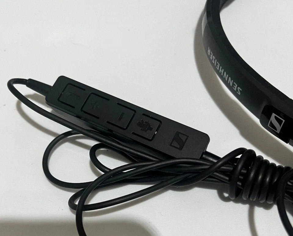 Sennheiser Stereo Wired USB Headset Black SCGD5 Microphone WORKS - Image 4 of 4