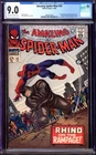 AMAZING SPIDER-MAN #43 CGC 9.0 OW/WH PAGES // 1ST FULL MJ WATSON + RHINO ORIGIN