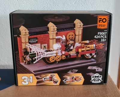 Lumibricks / Funwhole F9067 - Steampunk Motorcycle Pursuit    - neu und ovp