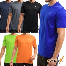 CFLEX Herren Sport Shirt Fitness T-Shirt piqu...