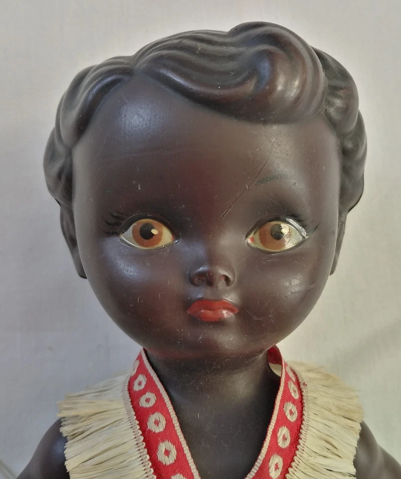 BELLA Poupée noire ancienne - Photo 2/4