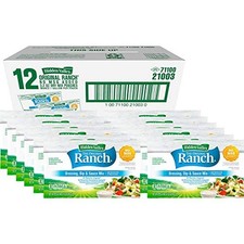 Hidden Valley, Original Ranch, No MSG, Gluten-Free, Dry Mix, 1 Gallon 12 Count