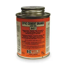 Ez Weld CPVC Cement,8 Oz,Orange EZ20702 Ez Weld EZ20702 8 oz Orange