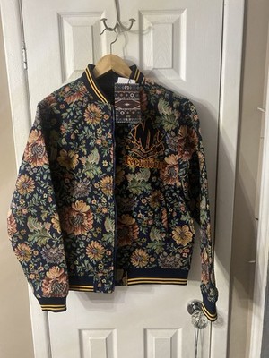 Fried Waters Textured Floral Bomber The Tapestry Edition
