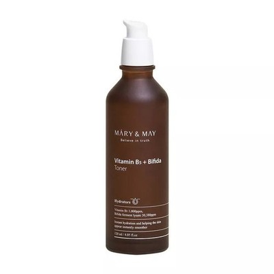 MARY & MAY Vitamin B5 + Bifida Toner 120mL  K-beauty