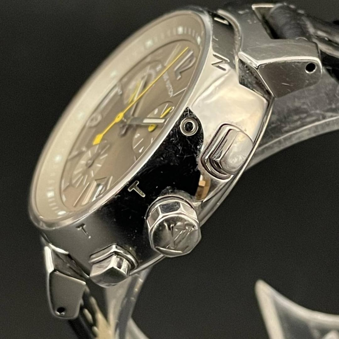Louis Vuitton Tambour Chrono Q1322 SS Quartz Louis Vuitton 34mm Tambour Chronograph Automatic Watch  main image 3