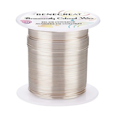 20 Gauge 32 Yards Silver Jewelry Wire - Tarnish Resistant Beading & Wrapping ...