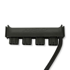 77403 Msd Power Grid 4-connector Hub - Black Housing 77403 Msd Power Grid 4-connector Hub - Black Housing