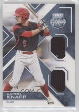 2016 Panini Elite Extra Edition Dual Materials Holo Silver 9/49 Aaron Knapp 0q0m